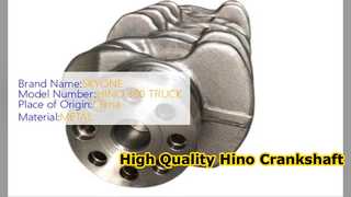 Hino 300 N04C Kurbelwelle 13411 E0071 Hochwertige Teile