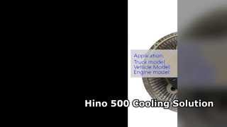 Hino 500 Lüfterkupplung 16250 E0070 J08E Motor