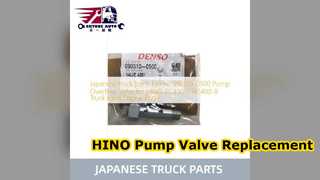 HINO LKW-Pumpen-Überlaufventil 090310 0500 Ersatz