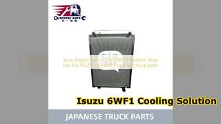 Isuzu 6WF1 Kühlerbaugruppe 1214109000 Premium-LKW-Teile