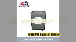 Isuzu CXZ 0PE Kühlerbaugruppe Motorteile