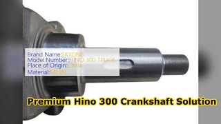 Hino 300 W04D N04C Kurbelwelle, hochwertiger Ersatz
