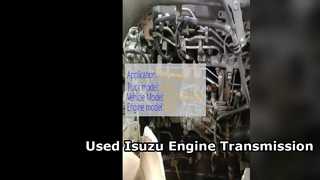 Gebrauchtes Isuzu 6HE1 Motorgetriebe zu verkaufen
