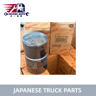 S1567-72190 15607-1290 156130-EV030 Ölfilter für HINO 500 KOBELCO SANY Hochwertige japanische Lkw-Teile
