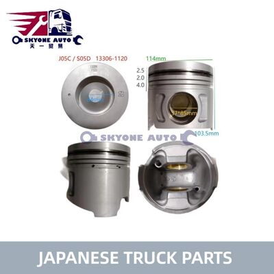 Hino Motorteile Kolbenbaugruppe 13306-1120 Verwendung für HINO 500 J05CT S05C S05D LKW