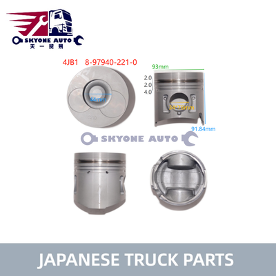 Japanische Lkw-Teile Motor Kolben 8979402210 8-97940221-0 Für ISUZU 2.8TON TFR 4JB1T OEM 8-97940221-0