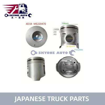 Japanische Lkw-Teile ME220470 Kolben Assy für MITSUIBISHI CANTER 4D34 4D34T LKW ISUZU TRUCK PARTS