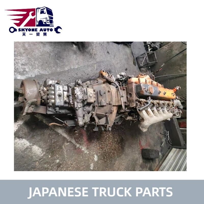 Japanische LKW-Teile GEBRAUCHTER Motor mit 6-Gang-Getriebe Guter Zustand Für ISUZU FTR 6BG1 im Angebot Gebrauchte Isuzu-Teile