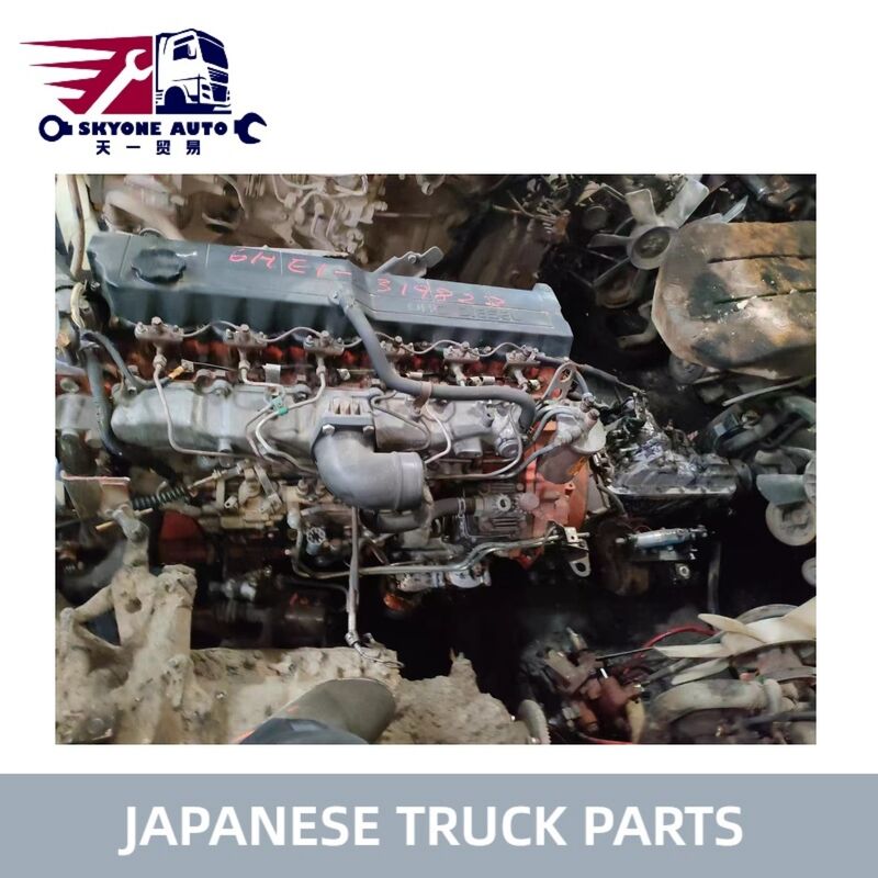 Japanische LKW-Teile GEBRAUCHT Motor mit Getriebe Guter Zustand Für ISUZU FSR FVR 6HE1 im Angebot Gebrauchte Isuzu-Teile