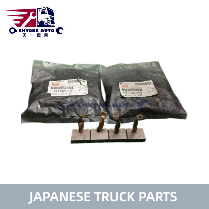 Japanese truck parts Starter with Carbon Brush 1-81116049-0 1811160490 for ISUZU FVR13 6SA1 Truck ISUZU TRUCK PARTS