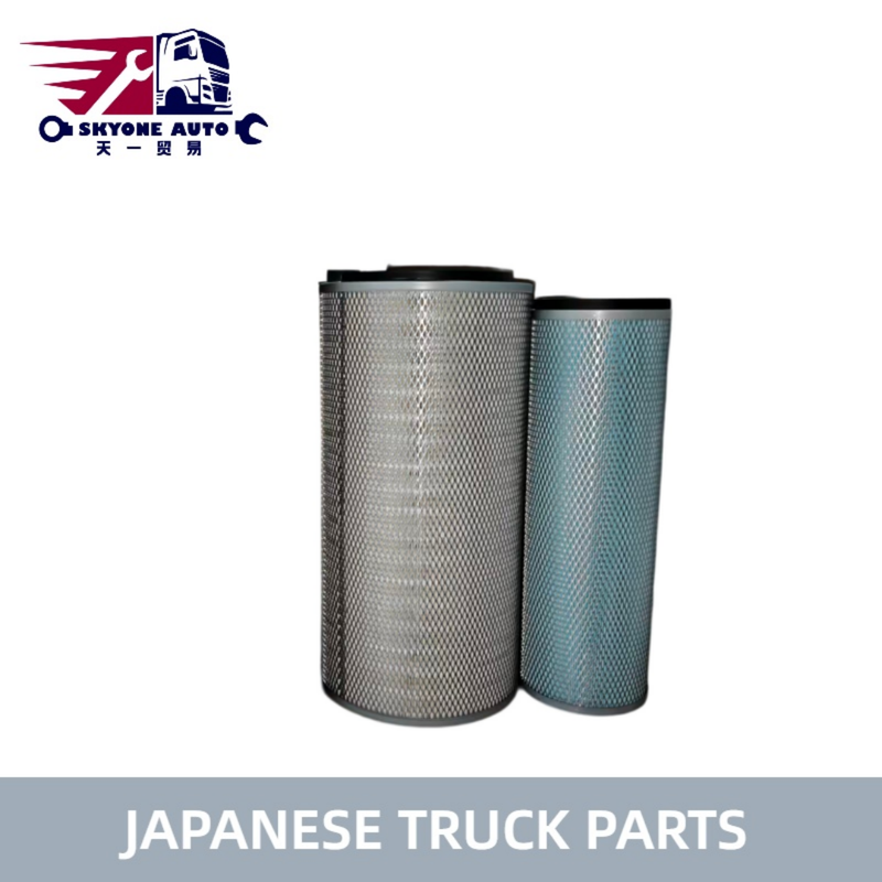 Japanische LKW-Teile Luftfilter 17801-2480 178012480 für HINO 500 J08C LKW Hino Motorteile